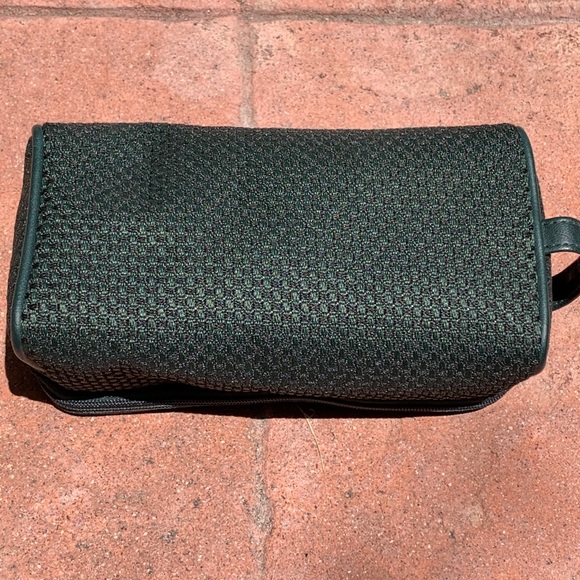 Air Canada Empty Amenity Bag Green Tweed - Picture 3 of 8